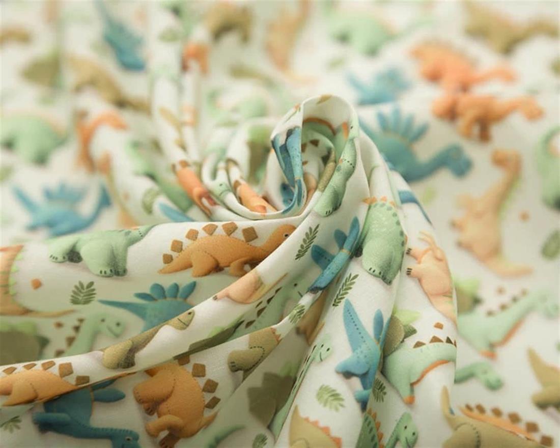 Beige MP Digital Polycotton 3D Dinos Bring a Sense of Adventure to…