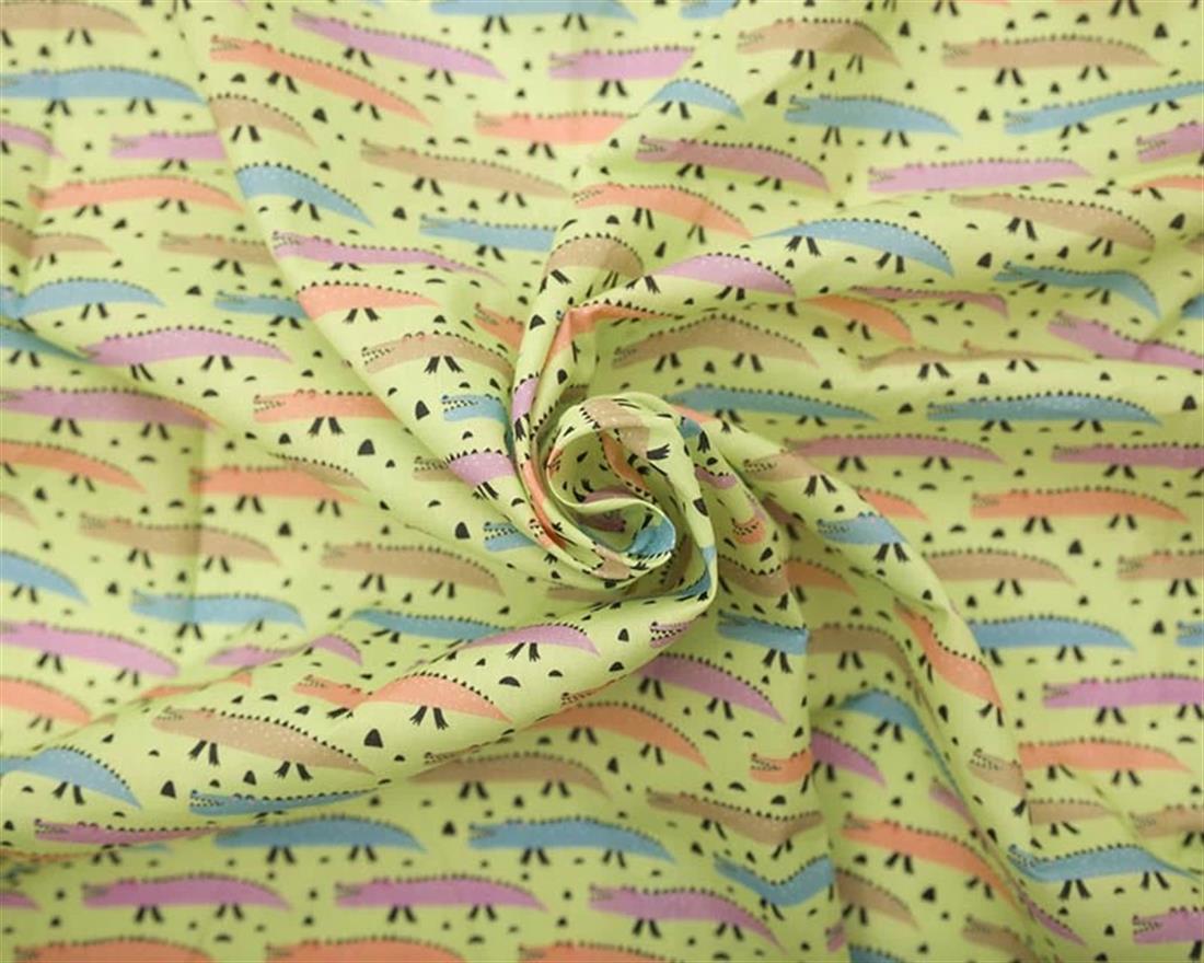 Lime MP Digital Polycotton Croc Add a Splash of Fun to Your Projects…