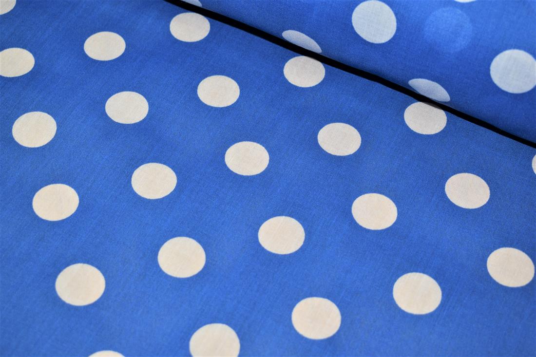 Printed 10P Spots PolyCotton Fabric
