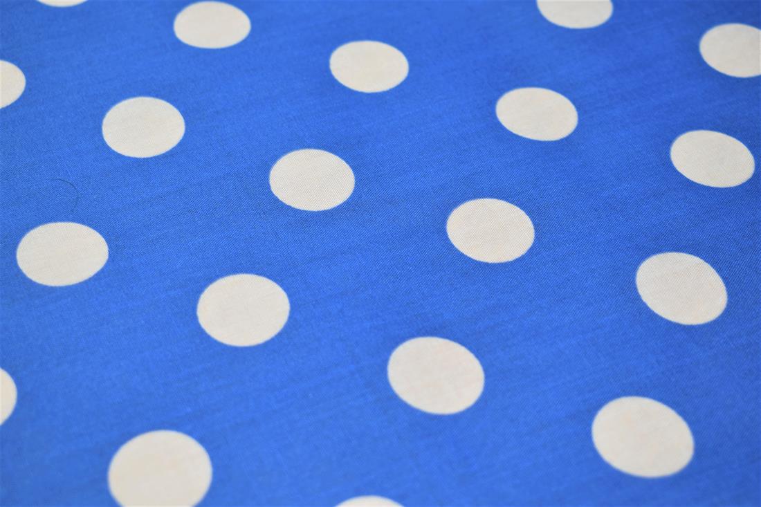 Printed 10P Spots PolyCotton Fabric