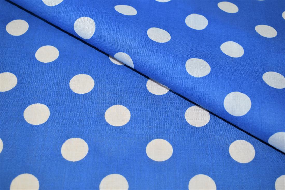 Printed 10P Spots PolyCotton Fabric