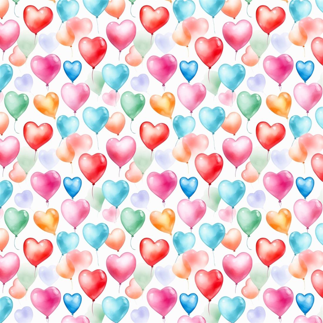 Heart Balloons Printed Polycotton FabricThis Beautiful Christmas…