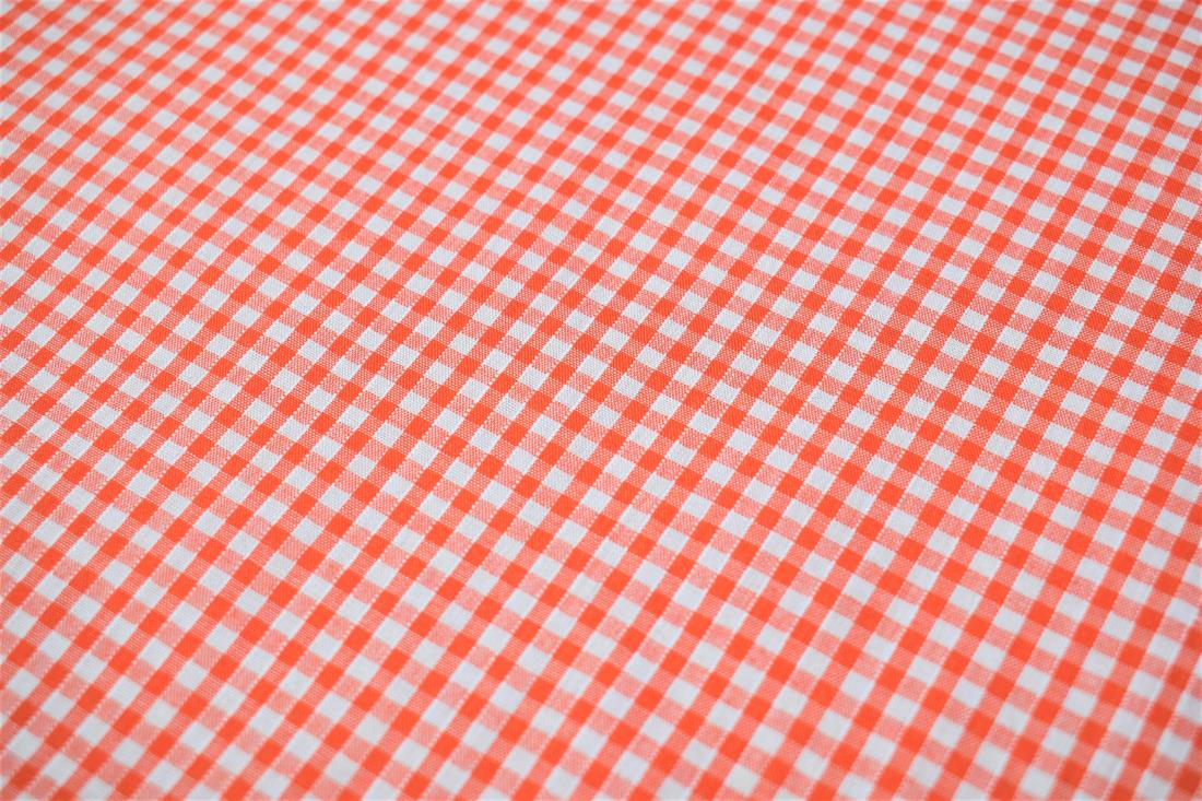 Gingham Small Check 1/8 Printed Polycotton Fabric