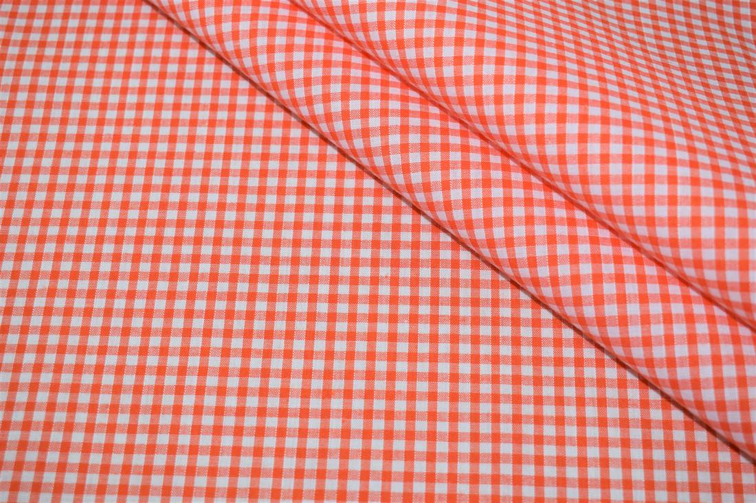 Gingham Small Check 1/8 Printed Polycotton Fabric