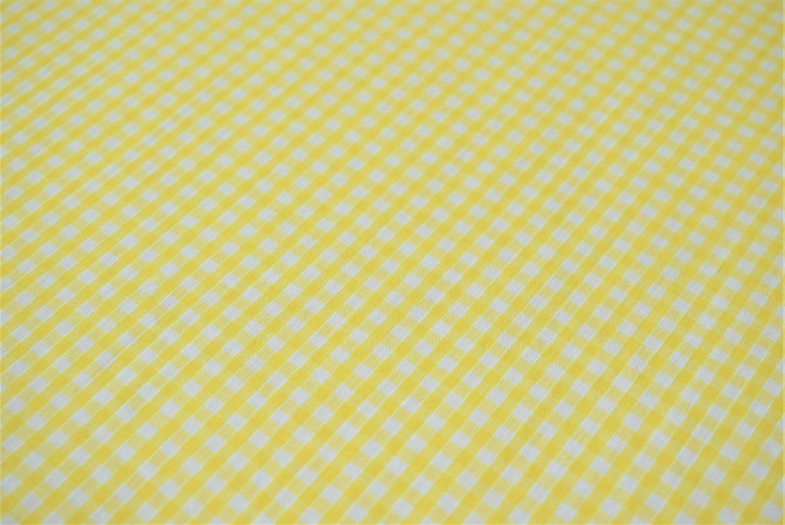 Gingham Small Check 1/8 Printed Polycotton Fabric