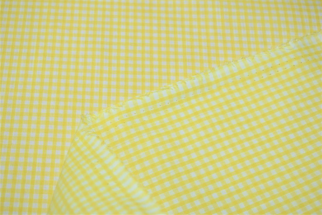 Gingham Small Check 1/8 Printed Polycotton Fabric