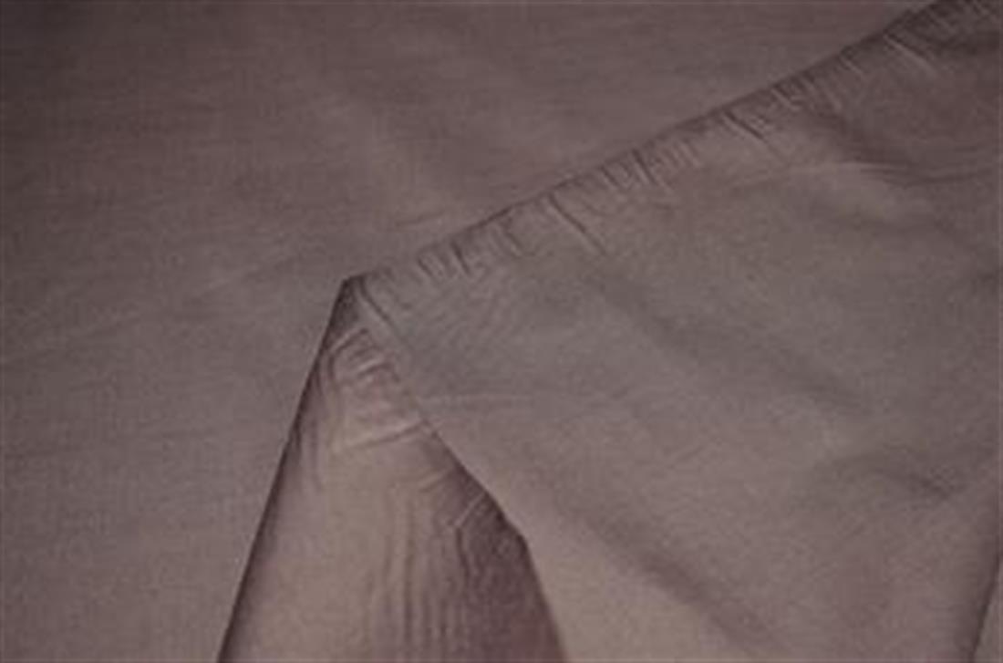 Brown Lightweight Plain Polycotton Fabric