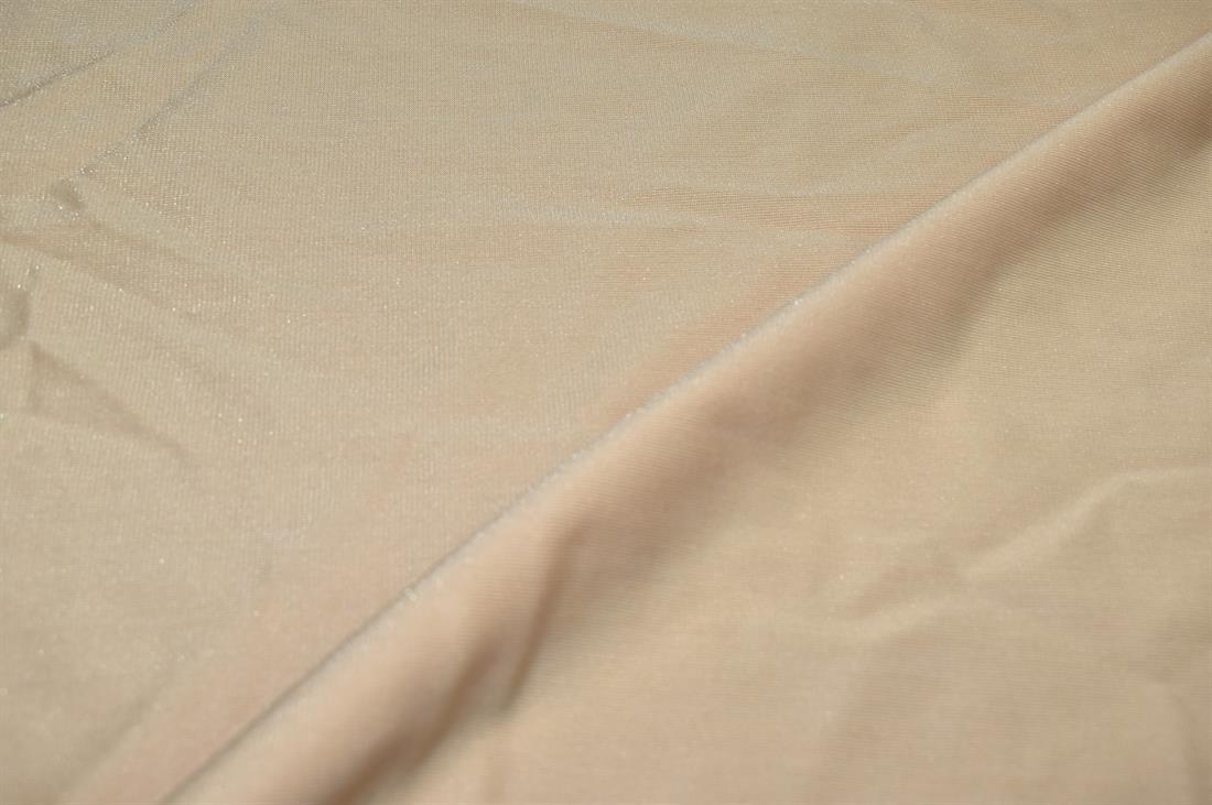 Light Gold Plain Polyester Jersey Fabric