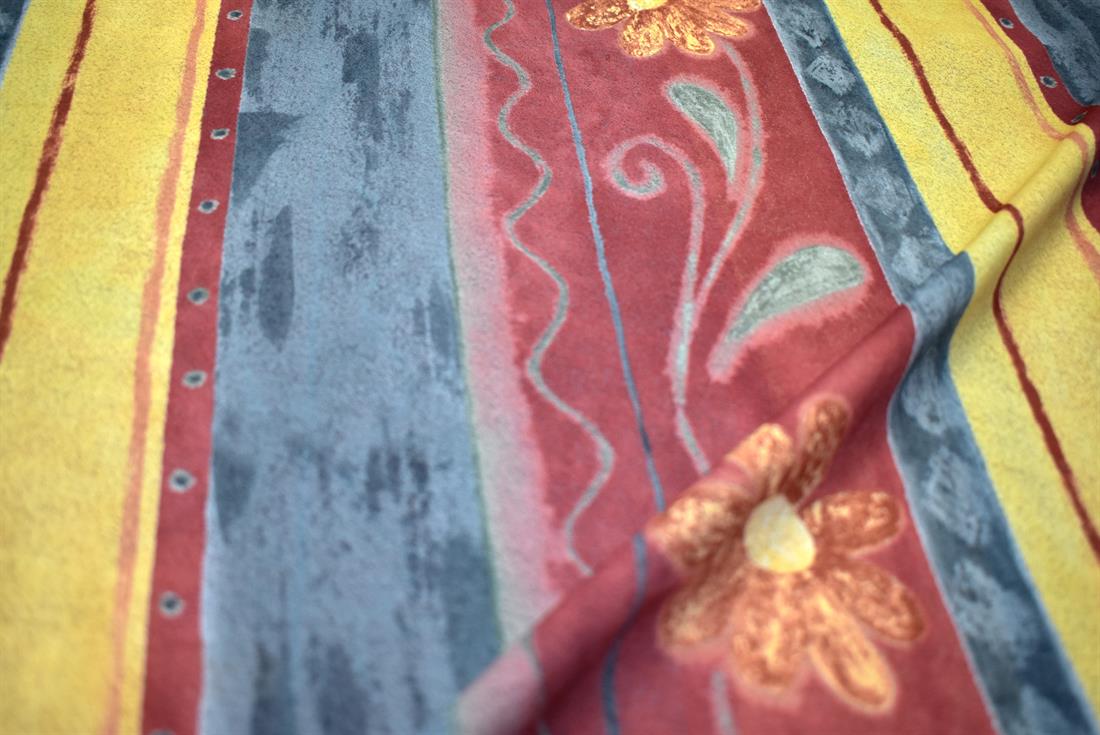 Multi Colour Printed Jersey Fabric