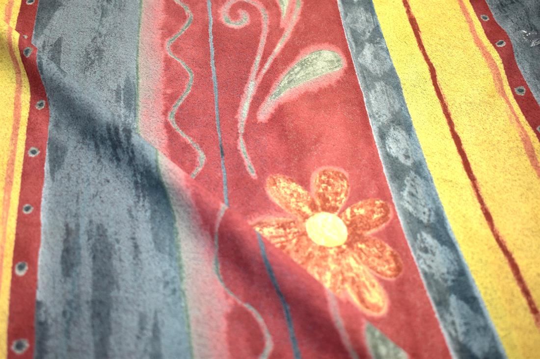 Multi Colour Printed Jersey Fabric