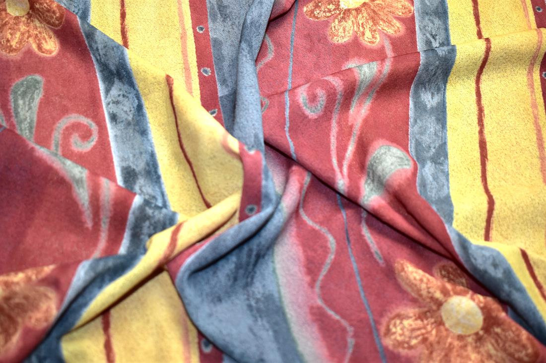 Multi Colour Printed Jersey Fabric
