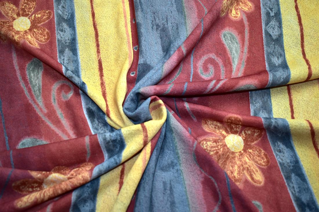 Multi Colour Printed Jersey Fabric