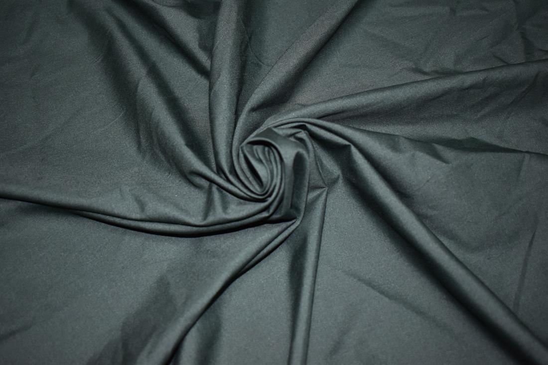 Bottle Green Plain Polyester Fabric
