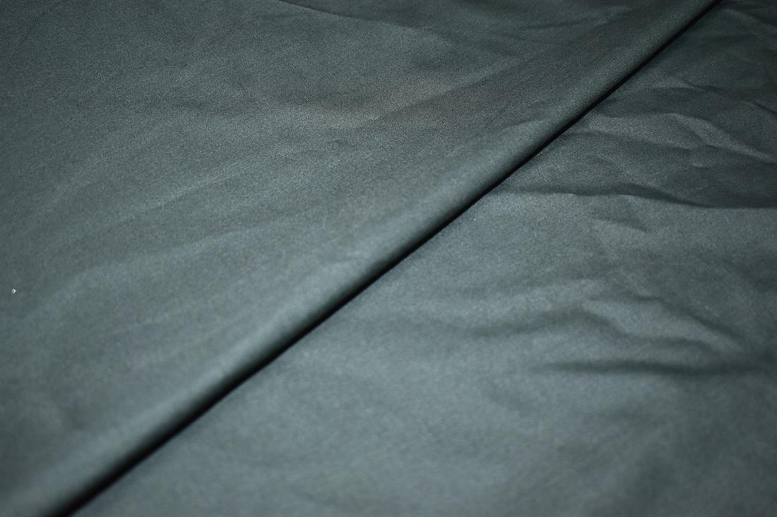 Bottle Green Plain Polyester Fabric