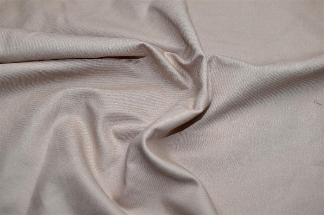 Light Peach Plain Polyester Fabric
