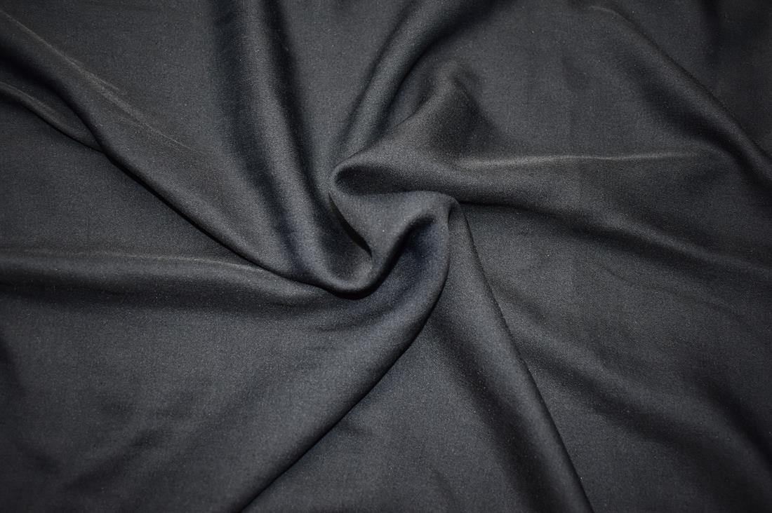 Black Plain Polyester Fabric