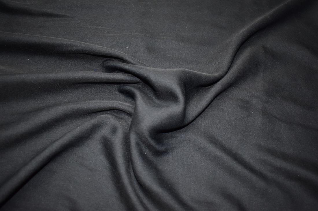 Black Plain Polyester Fabric