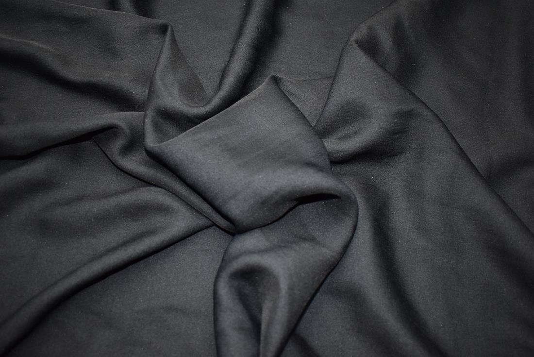Black Plain Polyester Fabric