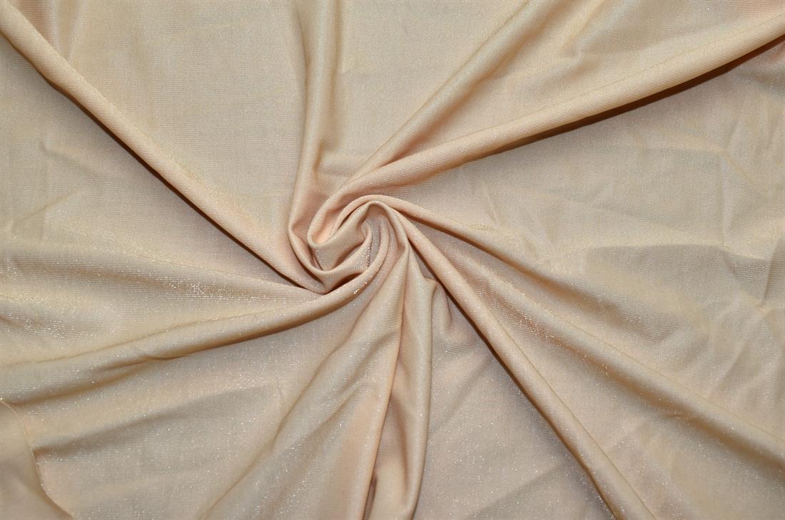 Gold Plain Polyester Jersey Fabric