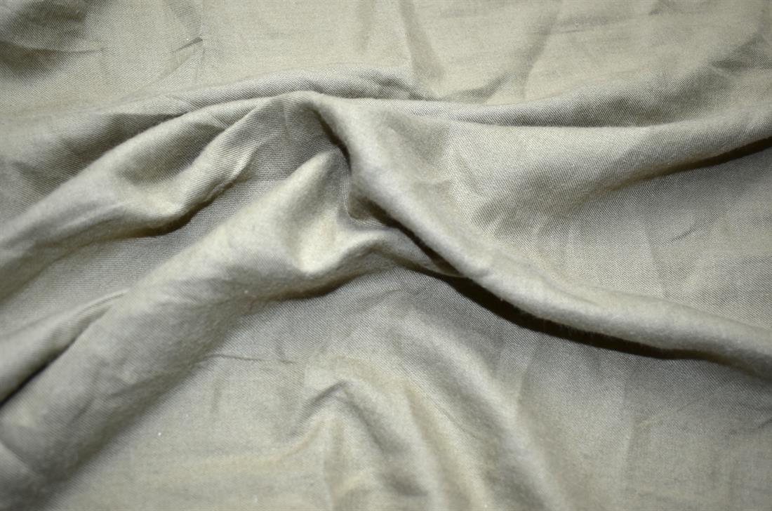 Khaki Plain Polyester Jersey Fabric
