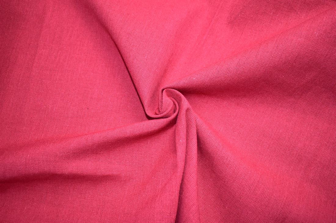 Cranberry Plain Polyester Fabric