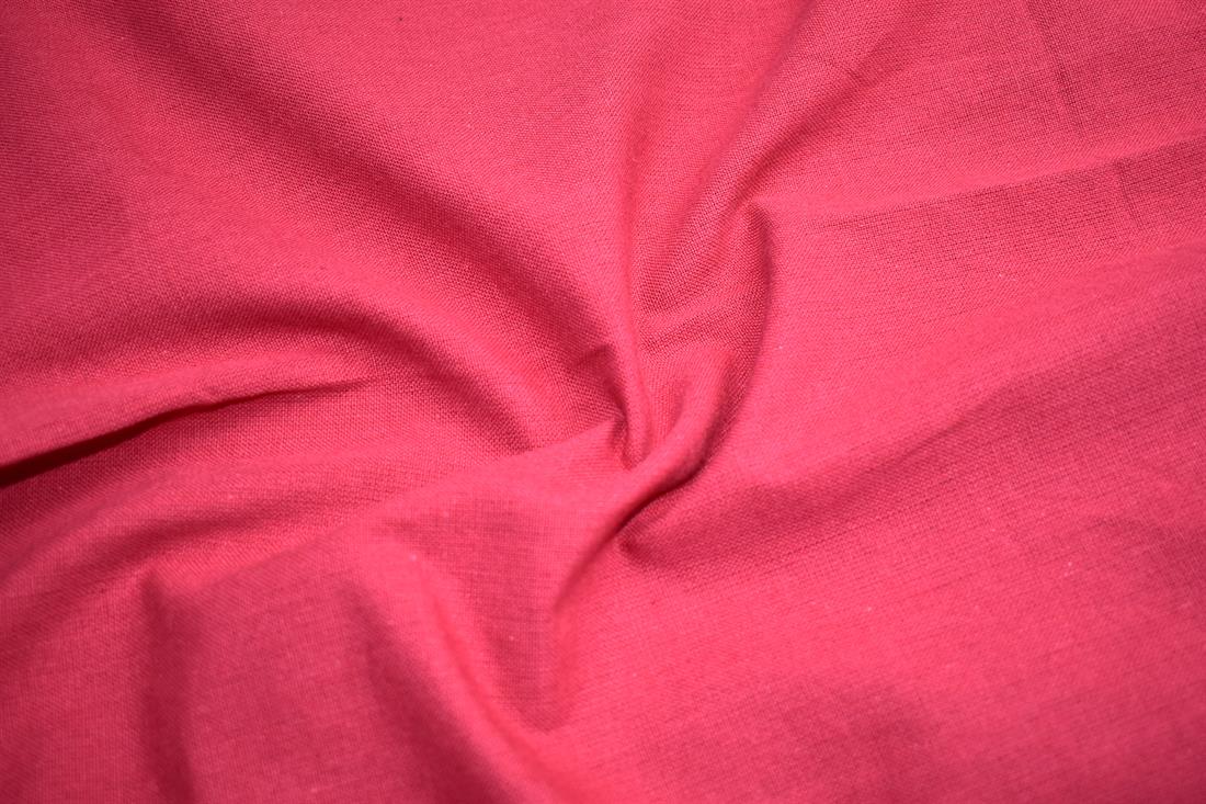 Cranberry Plain Polyester Fabric