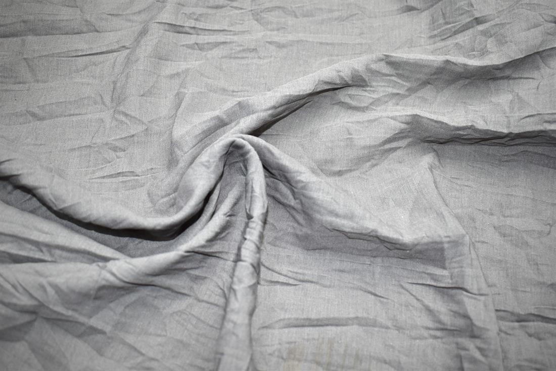 Light Grey Plain Polyester Fabric