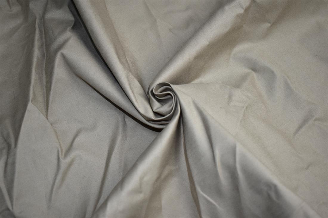 Beige Plain Polyester Blackout Fabric