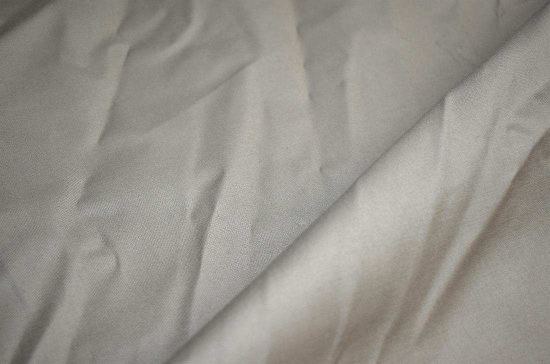 Beige Plain Polyester Blackout Fabric