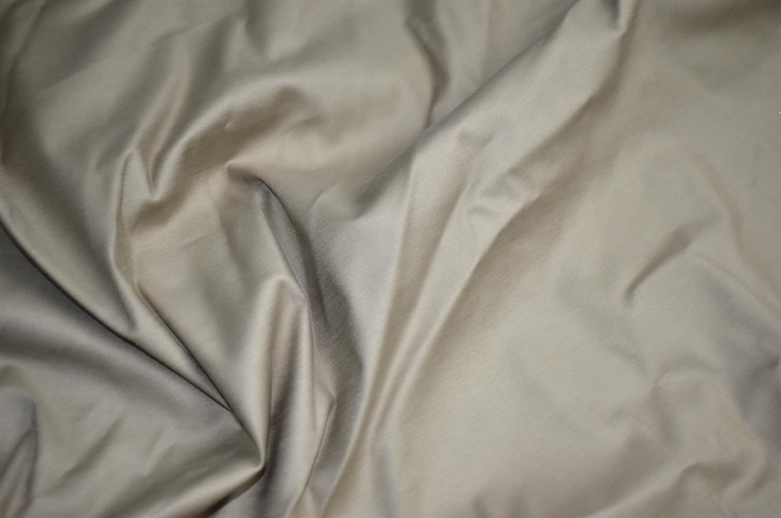 Beige Plain Polyester Blackout Fabric