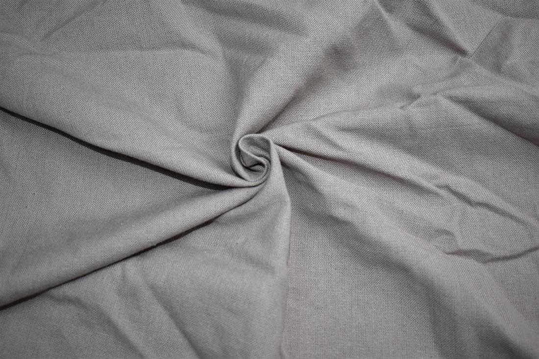 Light Grey Plain Polyester Fabric
