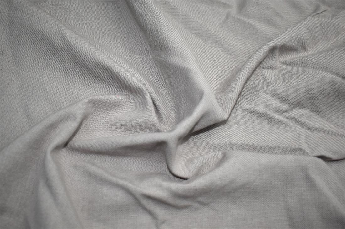 Light Grey Plain Polyester Fabric