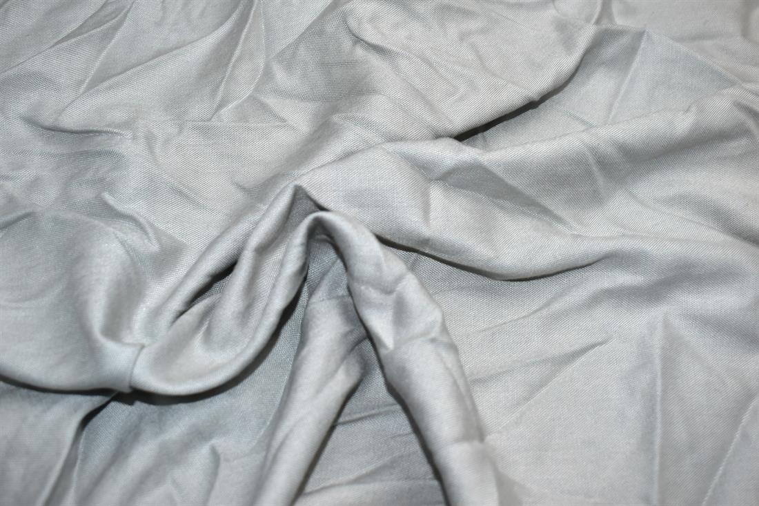 Light Grey Plain Polyester Jersey Fabric