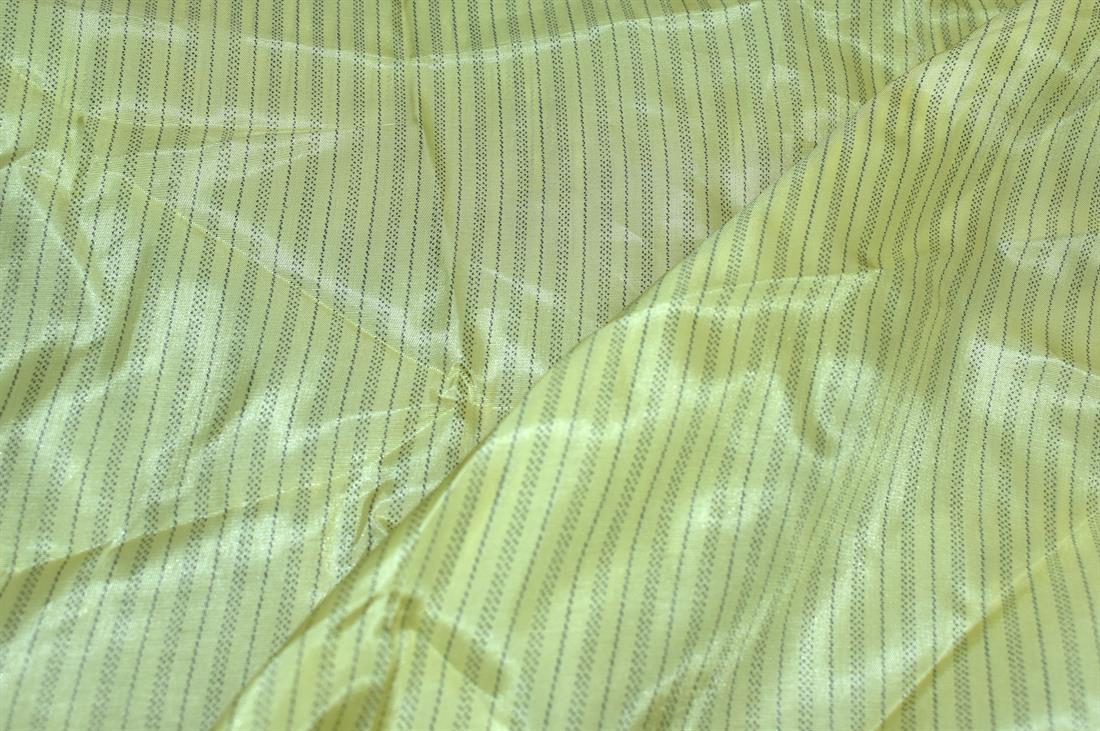 Yellow Printed Polyester Fabric