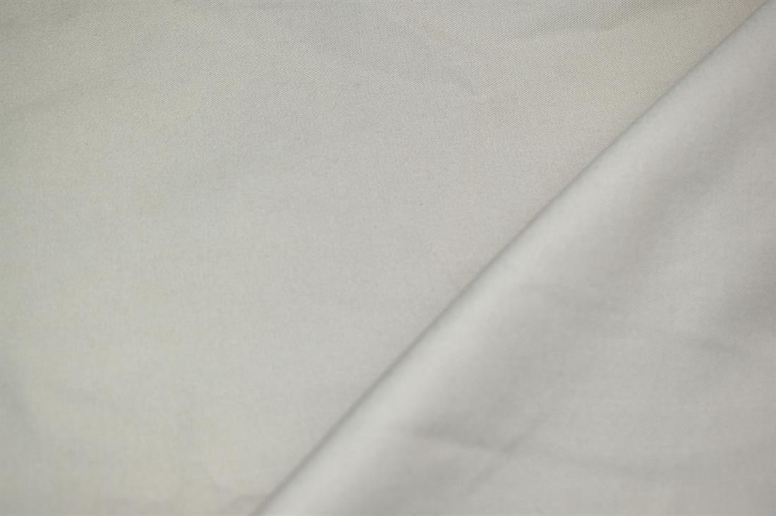 Cream Plain Polyester Fabric