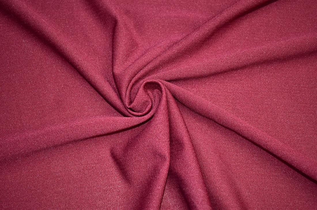Wine Plain Polyester Fabric