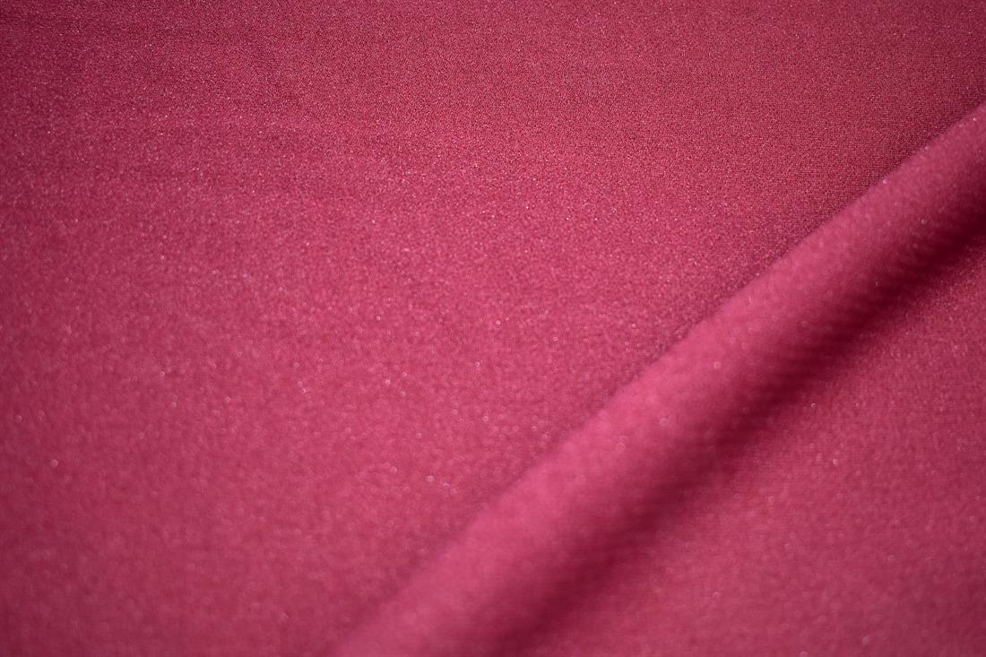 Wine Plain Polyester Fabric