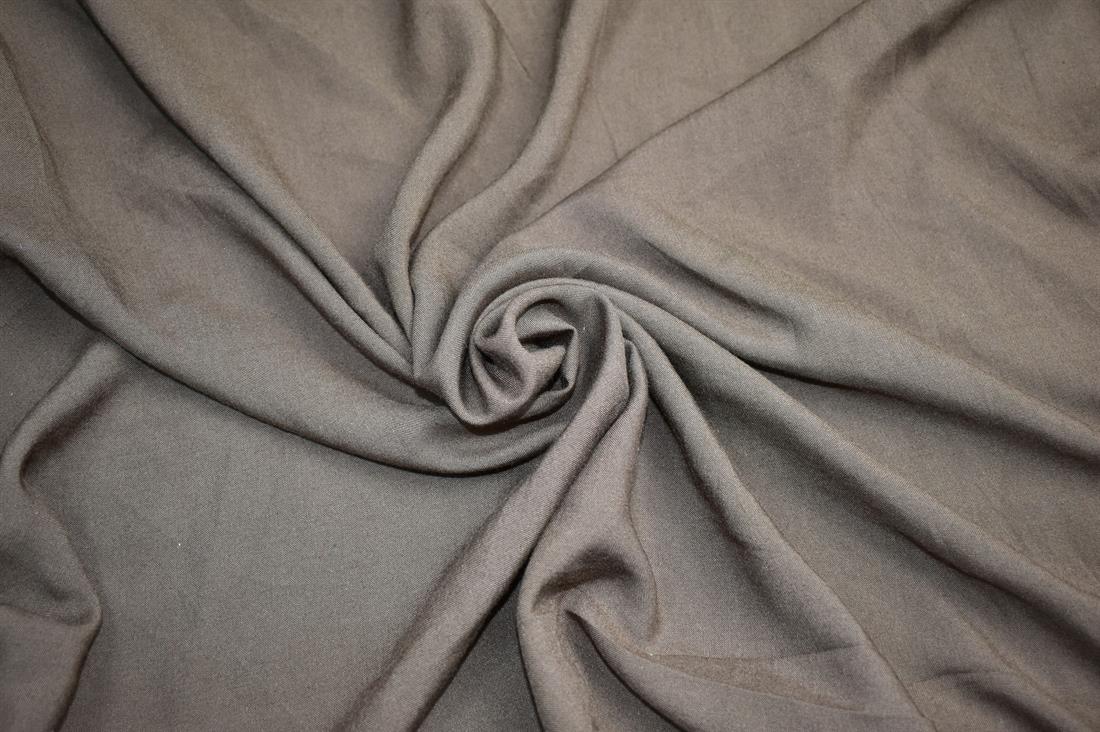 Brown Plain Polyester Fabric