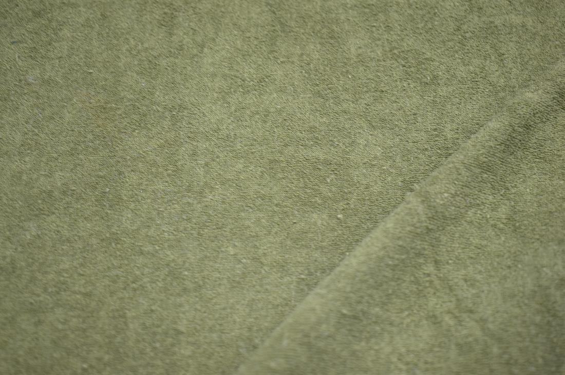 Olive & Green Plain Polyester Jersey Fabric