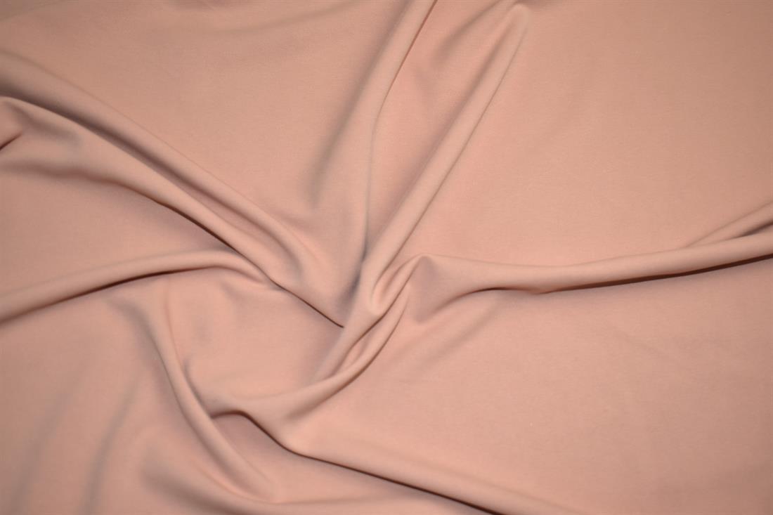Dark Beige Plain Polyester Jersey Fabric