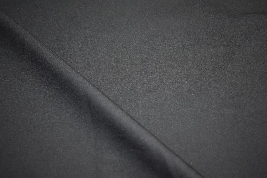 Black Plain Polyester Fabric