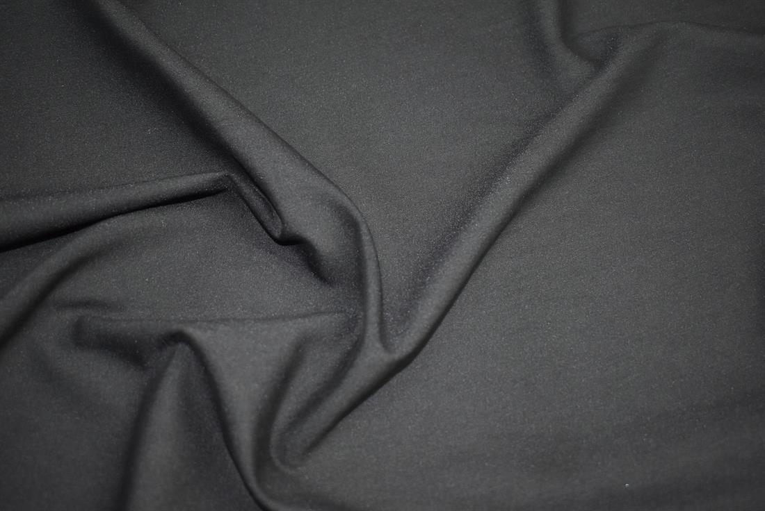 Black Plain Polyester Fabric