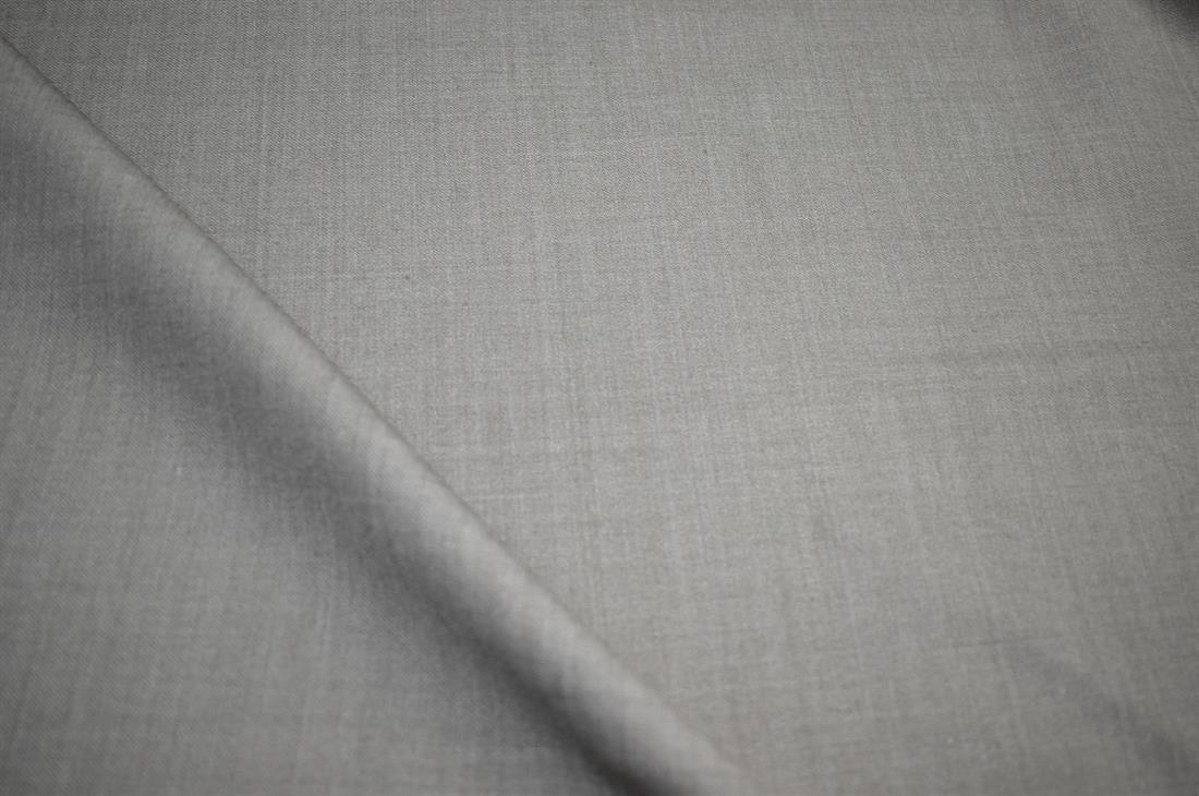 Grey Plain Polyester Woven Fabric
