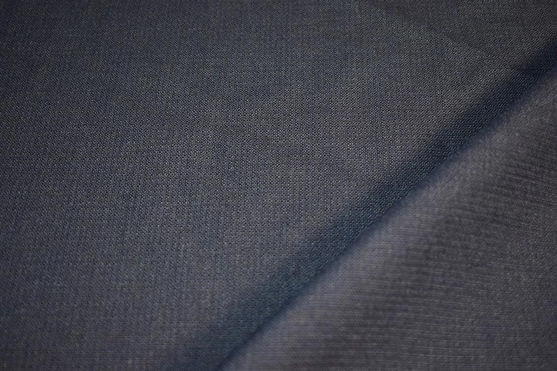 Navy Plain Polyester Fabric