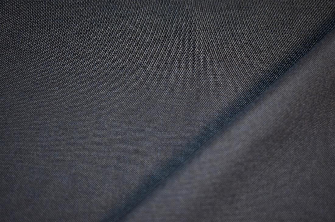 Navy Blue Plain Polyester Fabric