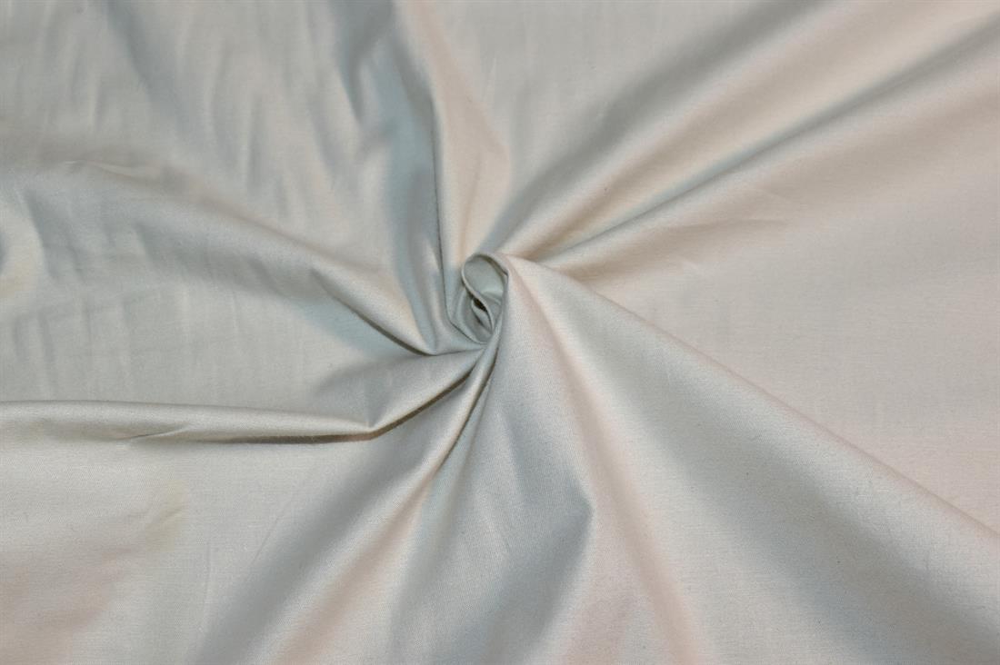Cream Plain Polyester Fabric