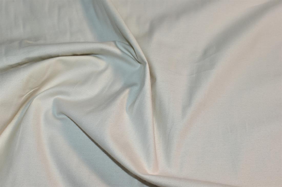 Cream Plain Polyester Fabric
