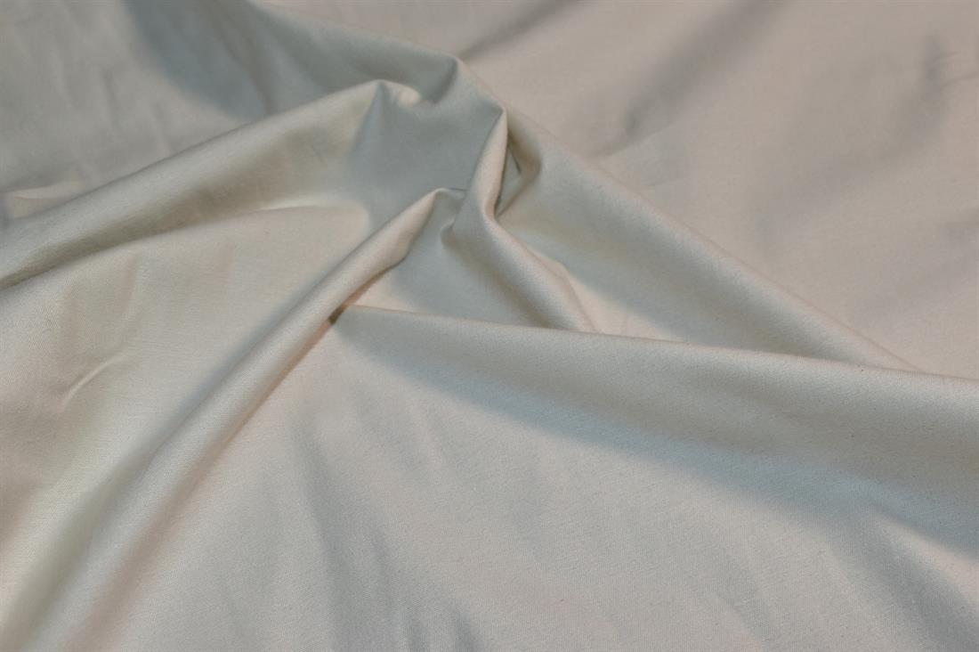 Cream Plain Polyester Fabric