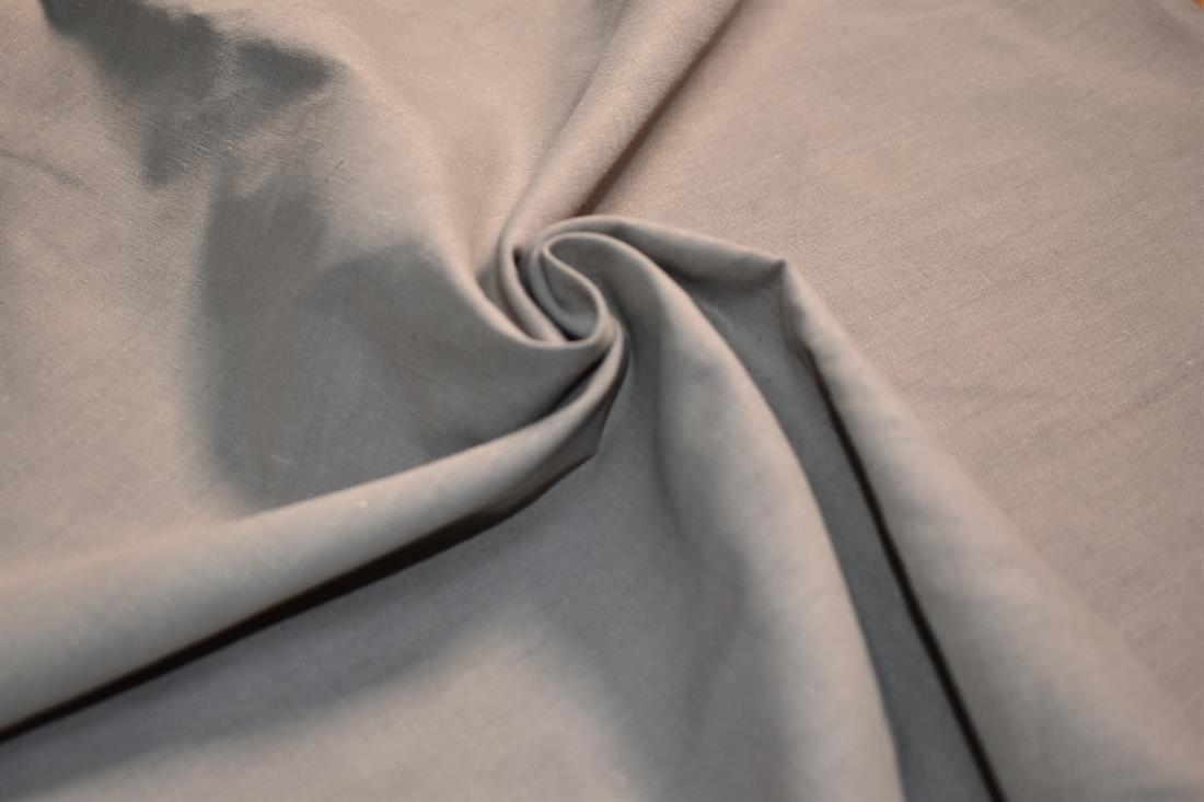 Light Grey Plain Polyester Fabric