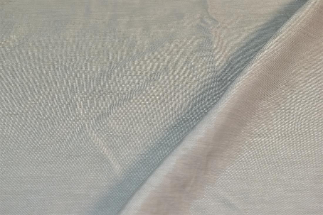 Silver & Grey Plain Polyester Fabric